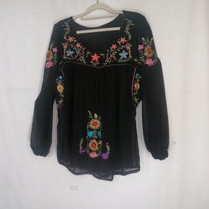 Summer blouse for women, short sleeve